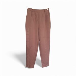 Stylish Pink Trousers side zip